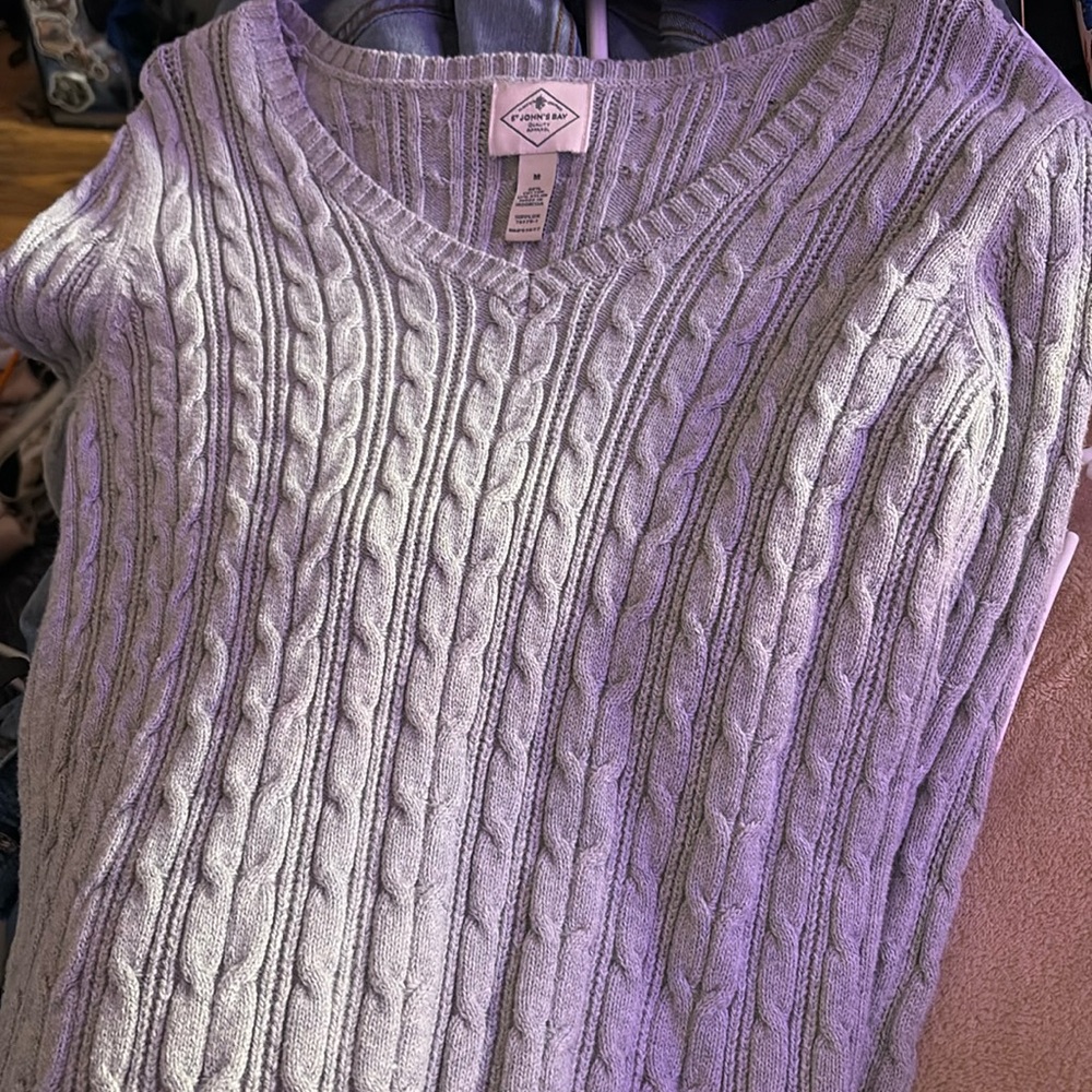 Crocheted sweater